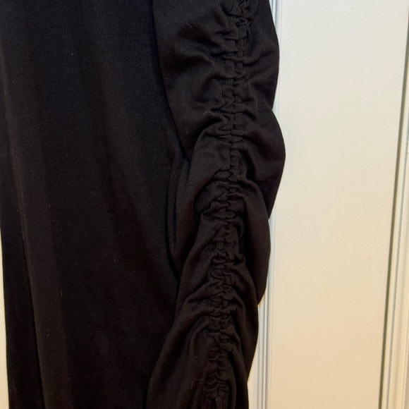 NWT Michael Stars Marine Maxi Ultra Rib‎ Knit Dress in Black. Size LP - Picture 7 of 10